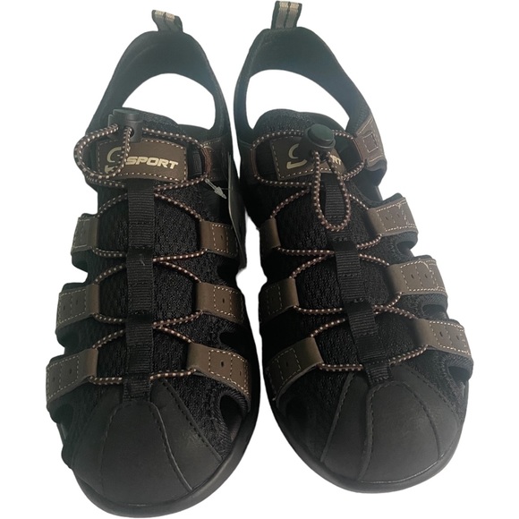 NEW MEN’S Sandals Sketchers Brown & Black - Picture 5 of 15